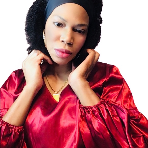 Kinky Synthetic Afro Headband Wig Curly Half Wig For Woman - Picture 5 of 11